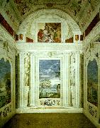 walls of the stanza della lucerna, Paolo  Veronese